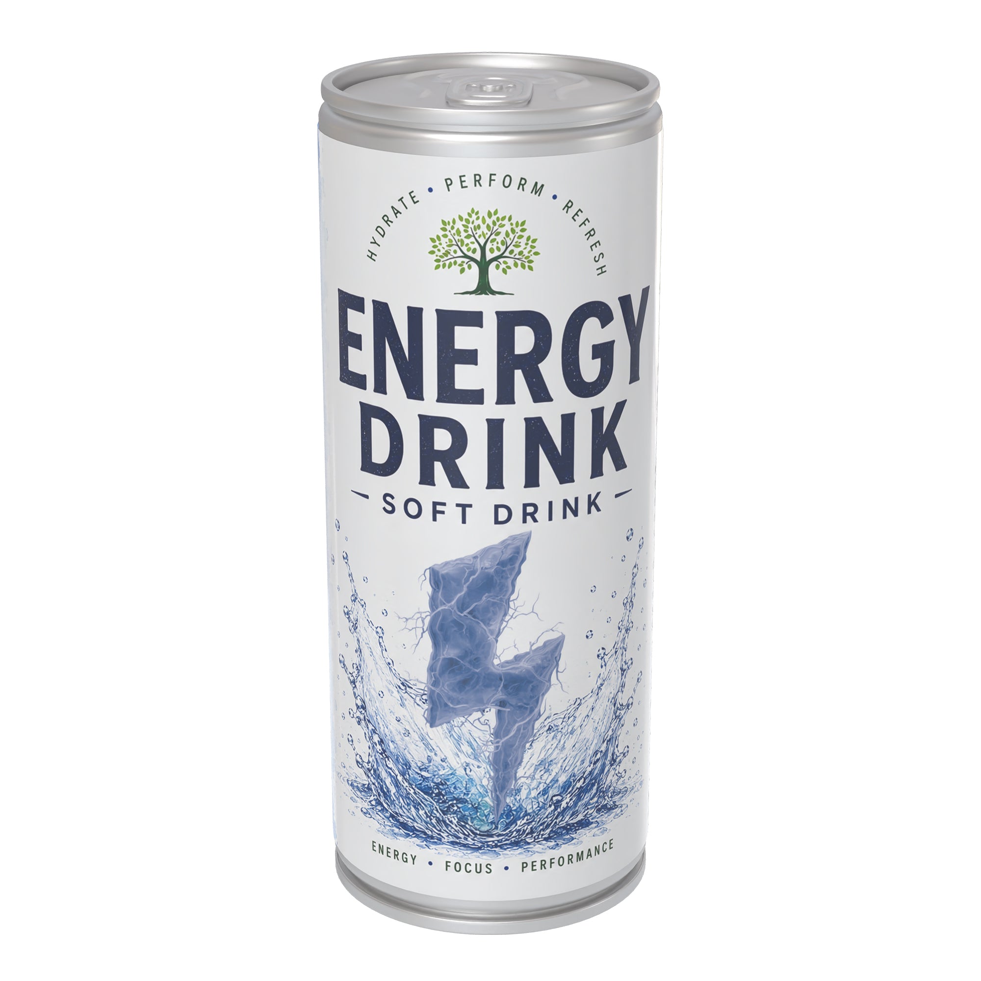 250ml Energy Drink Can - Label Print